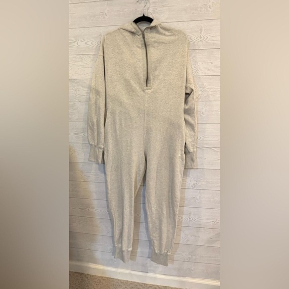 Free People Pants - NWT FP Movement X Hatch Warm Up Jumpsuit Gray Long Sleeve Small -